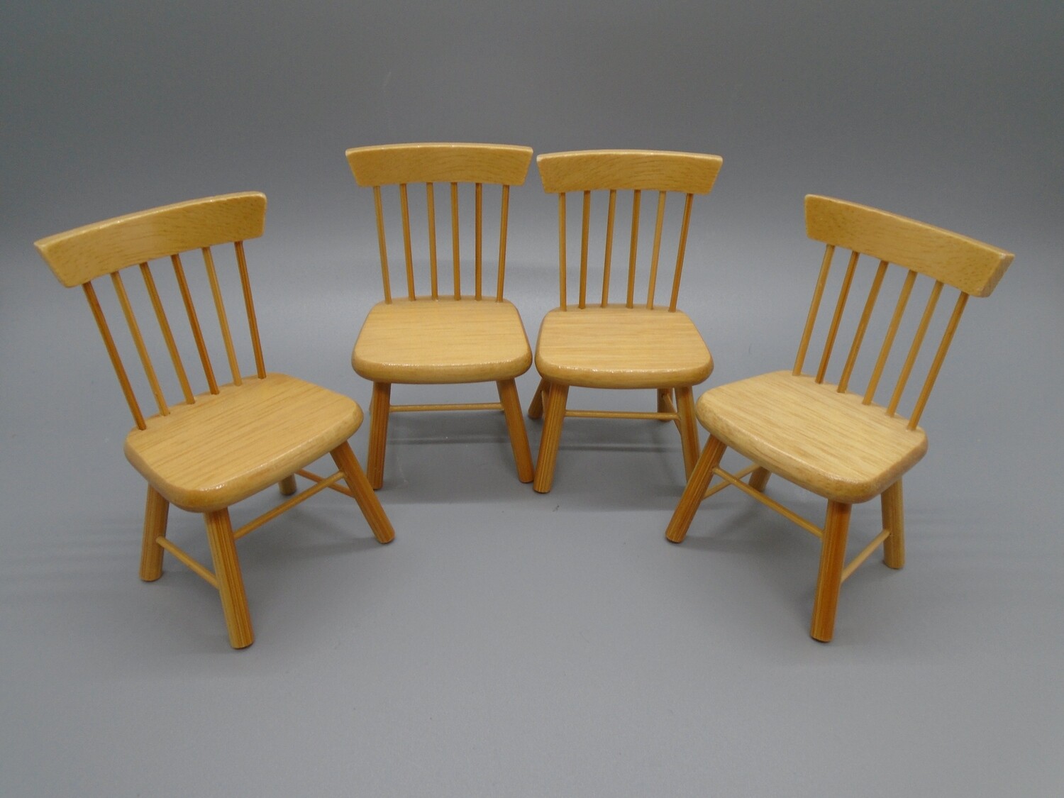 SET OF 4 PINE CHAIRS