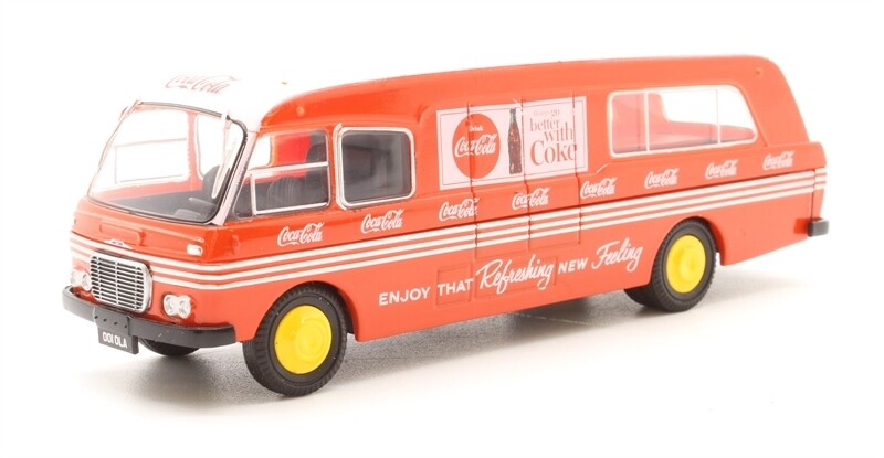 Oxford Diecast 76BMC005CC BMC Mobile Unit Coca Cola