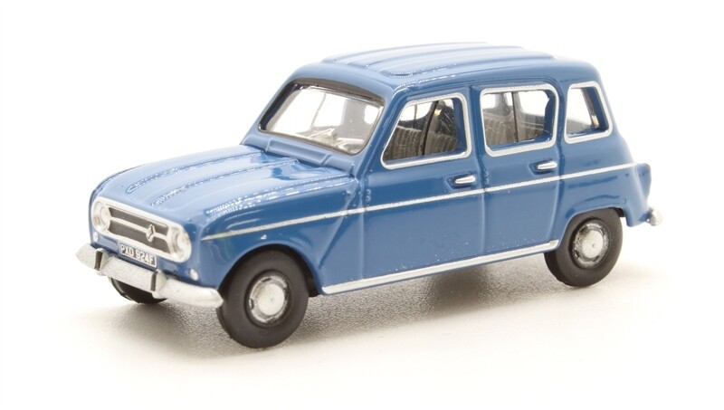 Oxford Diecast 76RN003 Blue Renault 4