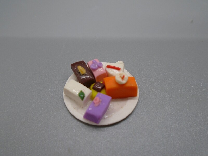 PLATE OF ASSORTED CAKES