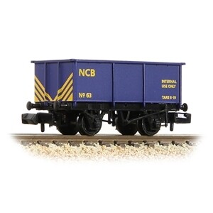 Graham Farish 377-282 BR 27T Steel Tippler Wagon NCB Blue