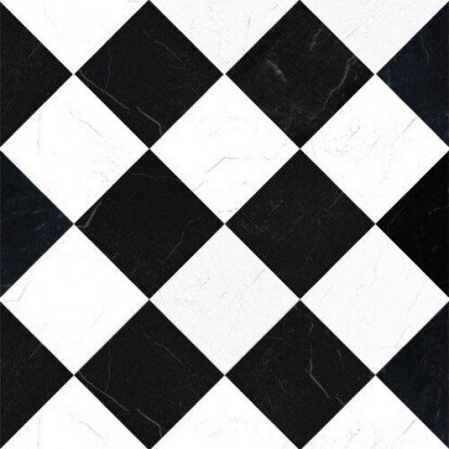 Black & White Marble Tile Paper