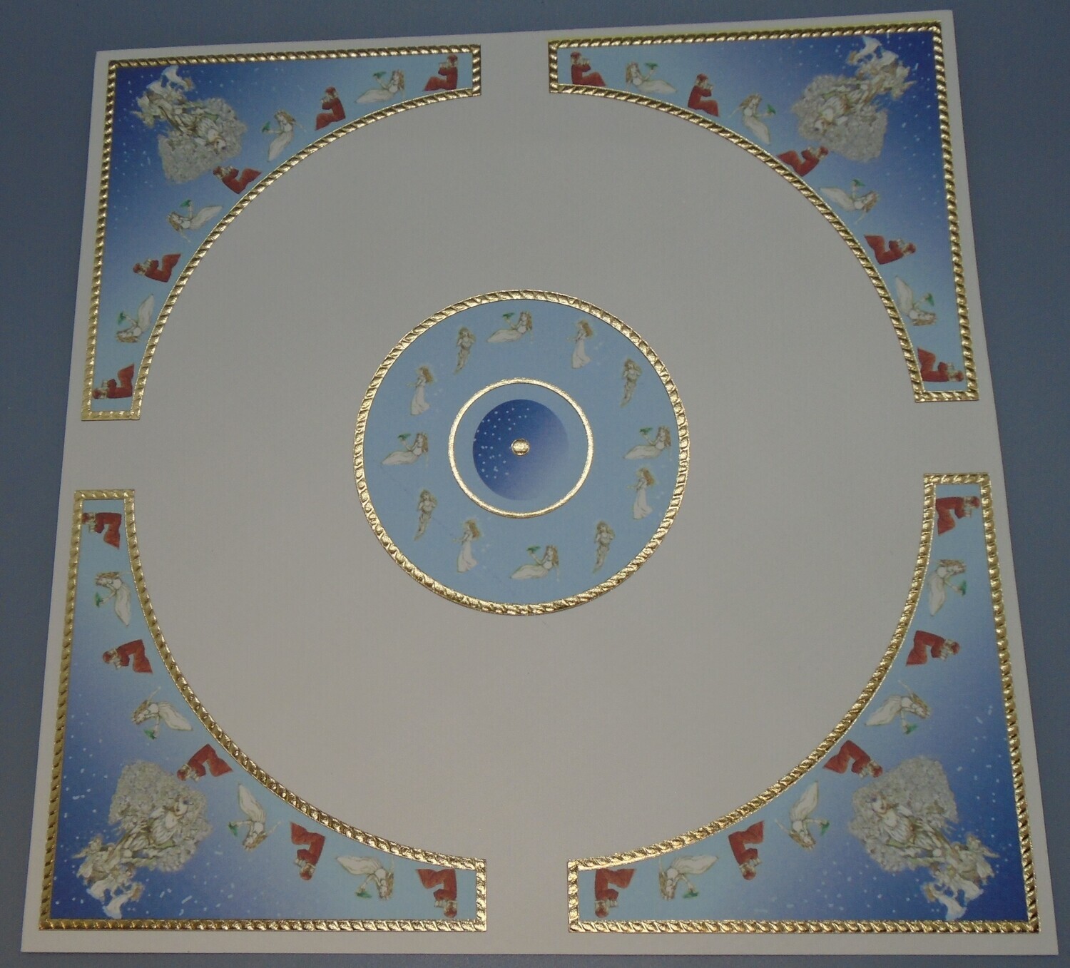 BLUE ELEGANCE CEILING PAPER