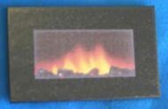 WALL MOUNTED FLAME EFFECT FIRE BY DELPH