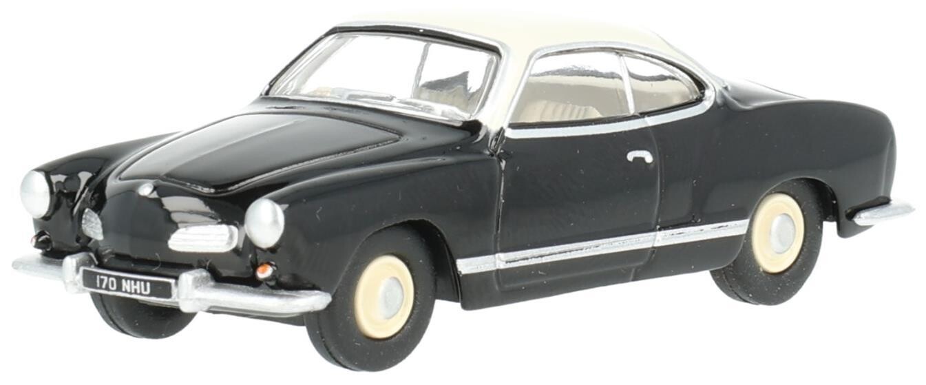 Oxford Diecast 76KG002 Black & Lotus White VW Karmann Ghia