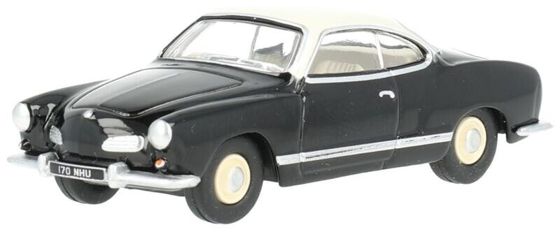 Oxford Diecast 76KG002 Black & Lotus White VW Karmann Ghia