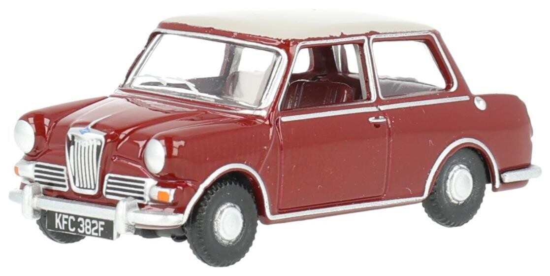 Oxford Diecast 76RE004 Damask Red Whitehall Beige Riley Elf MKIII