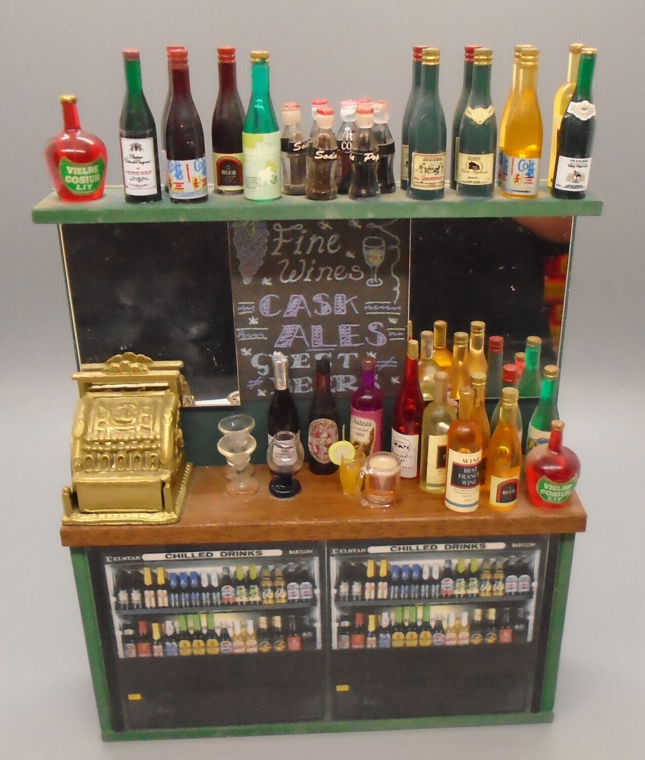 STOCKED BACK BAR
