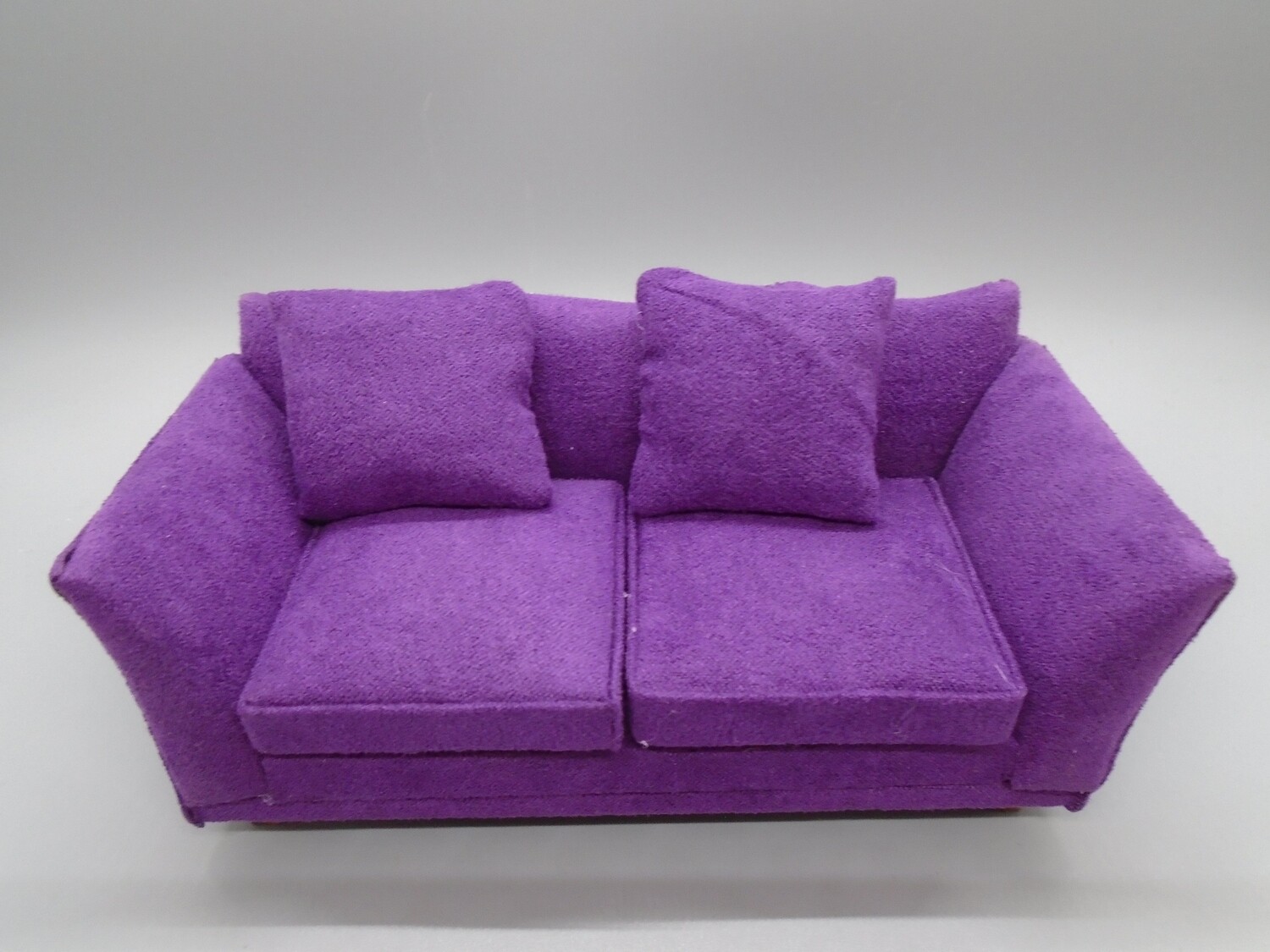 PLUM SUEDE STYLE SOFA