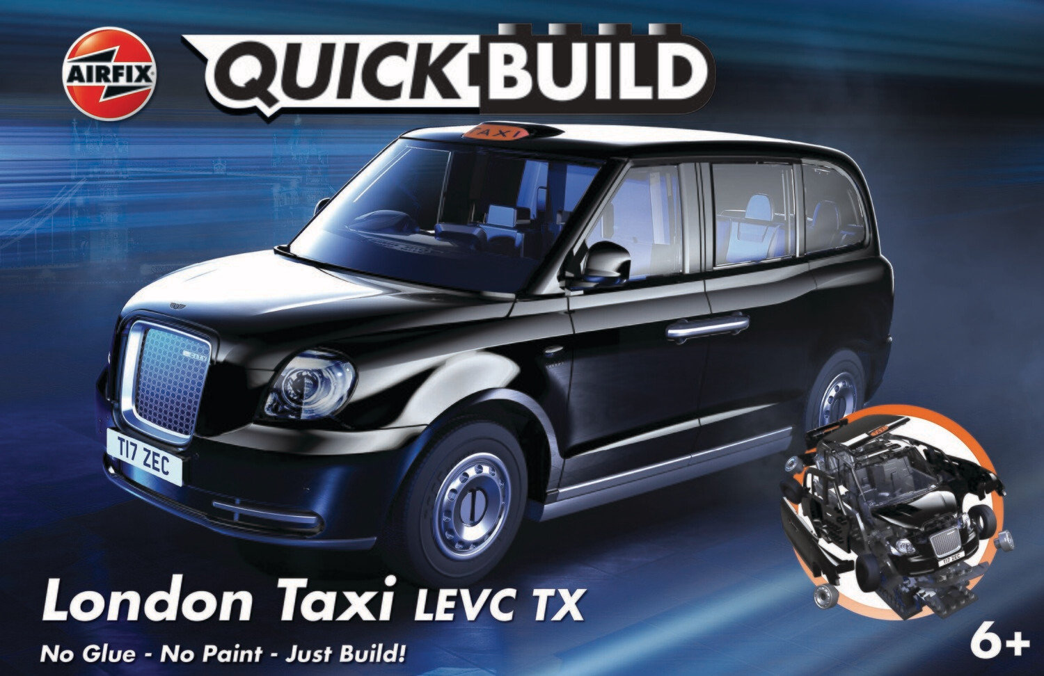 Airfix QUICKBUILD London Taxi LEVC TX