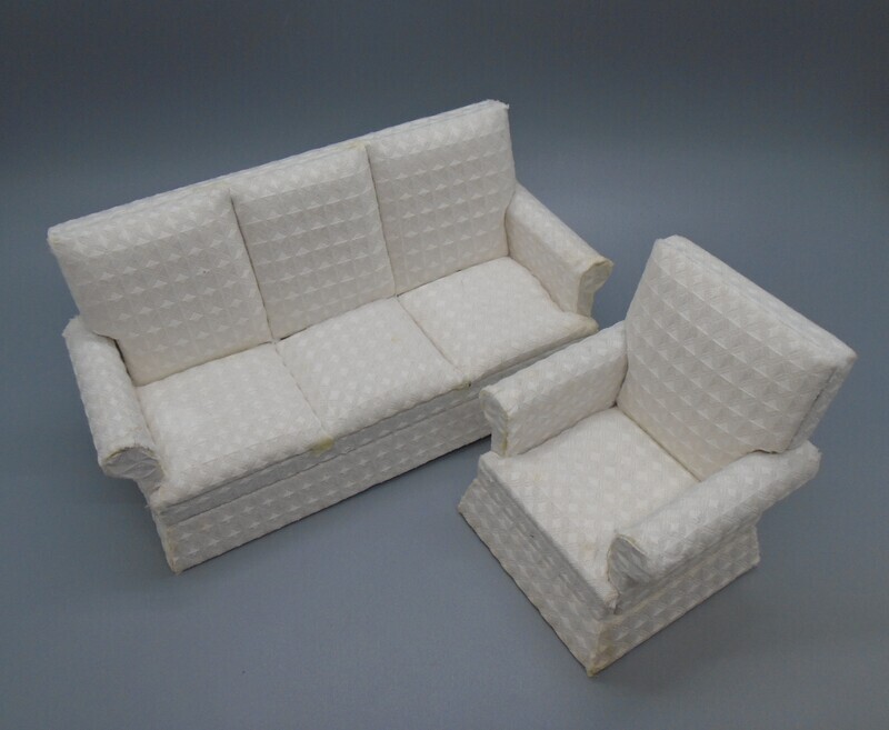 WHITE SOFA SET 2PC