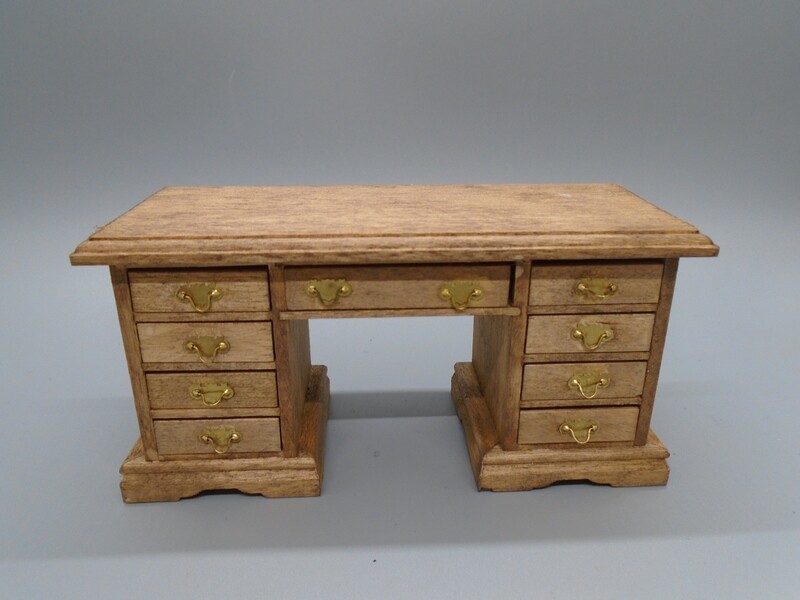 STAINED OFFICE DESK