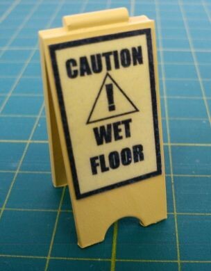 Mini 'A' Board Wet Floor by Delph