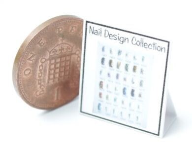 Nail Art Design Chart by Delph