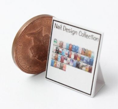 Nail Art Design Chart by Delph