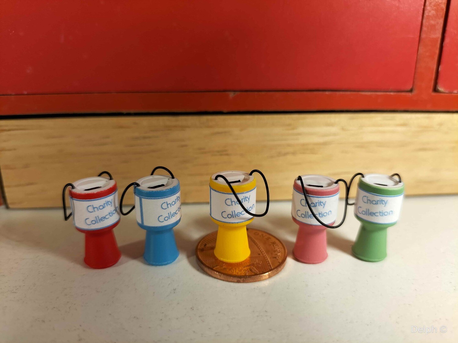 Charity Collection Tub - Green by Delph