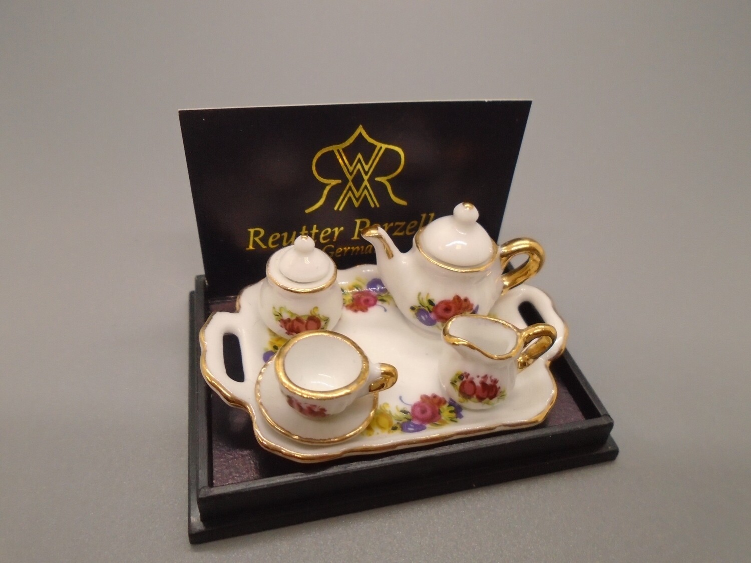 TEA SET ON TRAY BY REUTTER