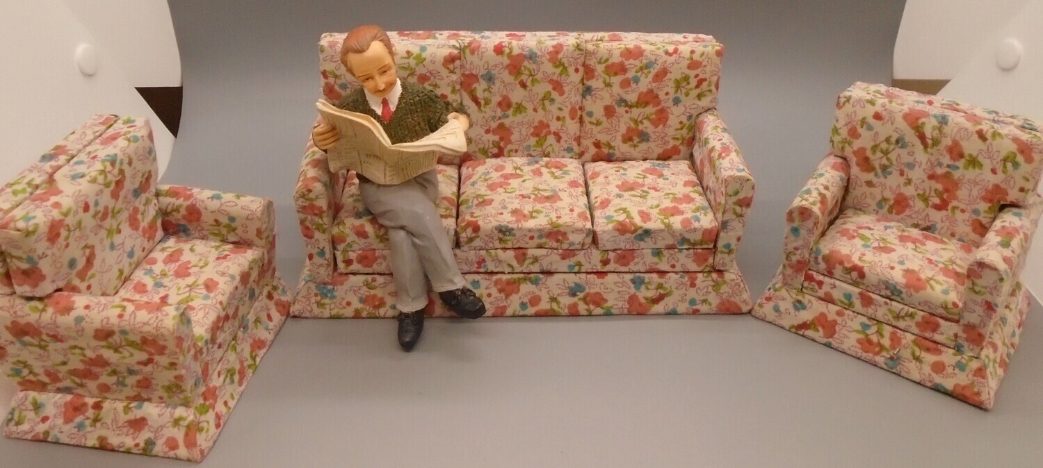 FLORAL SOFA SET