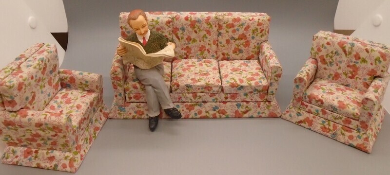 FLORAL SOFA SET