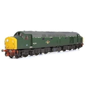 Bachmann 32-492 Class 40 Disc Headcode 40039 BR Green (Full Yellow Ends) [Weathered]