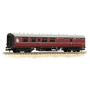 Graham Farish 376-277 LNER Thompson Brake Second Corridor BR Maroon