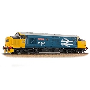 Bachmann 35-309 Class 37/0 Centre Headcode 37260 'Radio Highland' BR Blue (Large Logo)