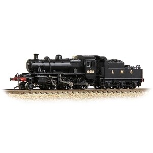 Graham Farish 372-627A LMS Ivatt 2MT 6418 LMS Black