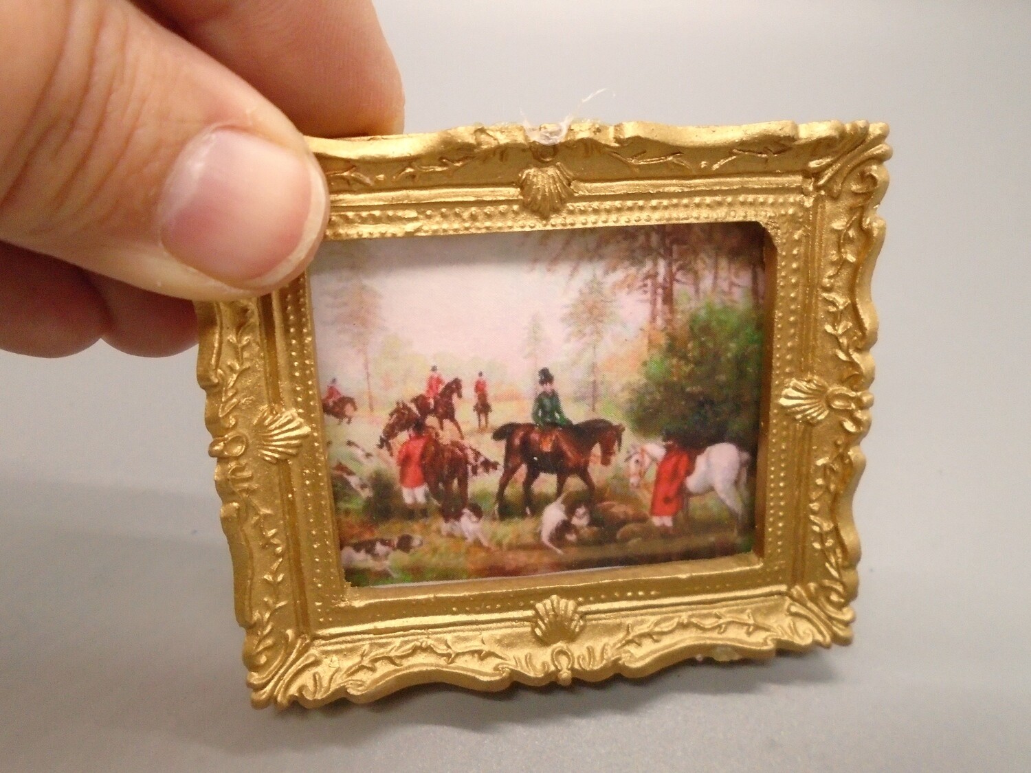 EX DISPLAY HUNTING SCENE PICTURE