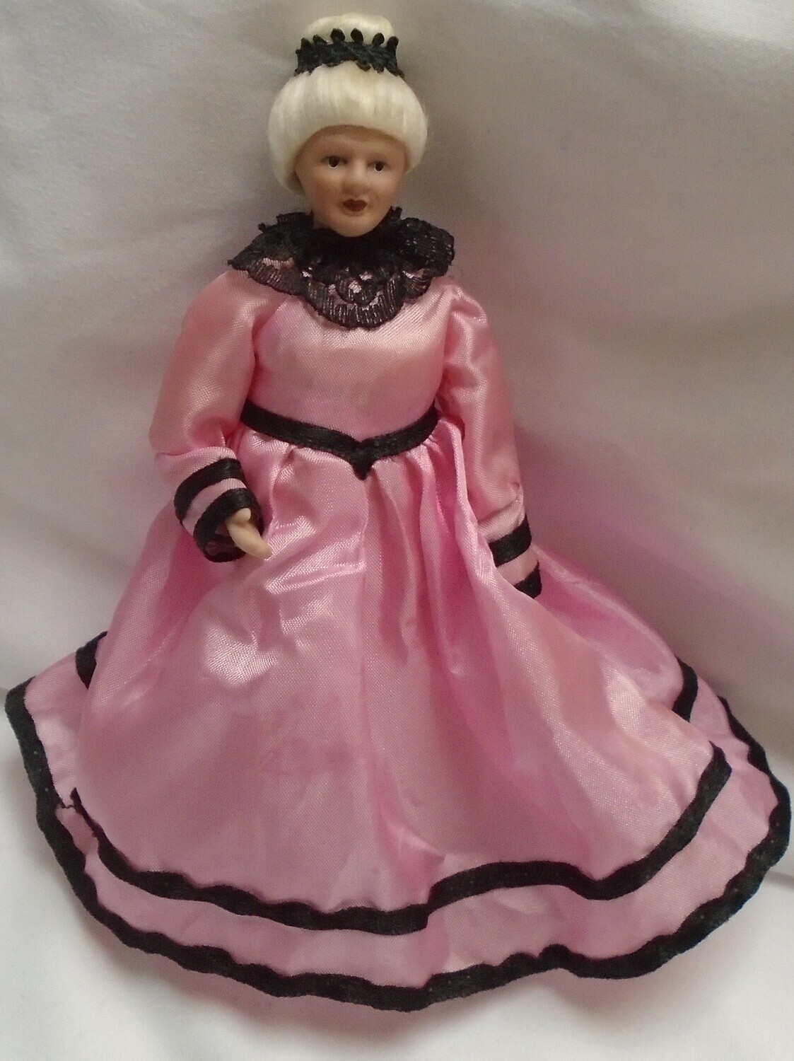 OLDER LADY IN PINK