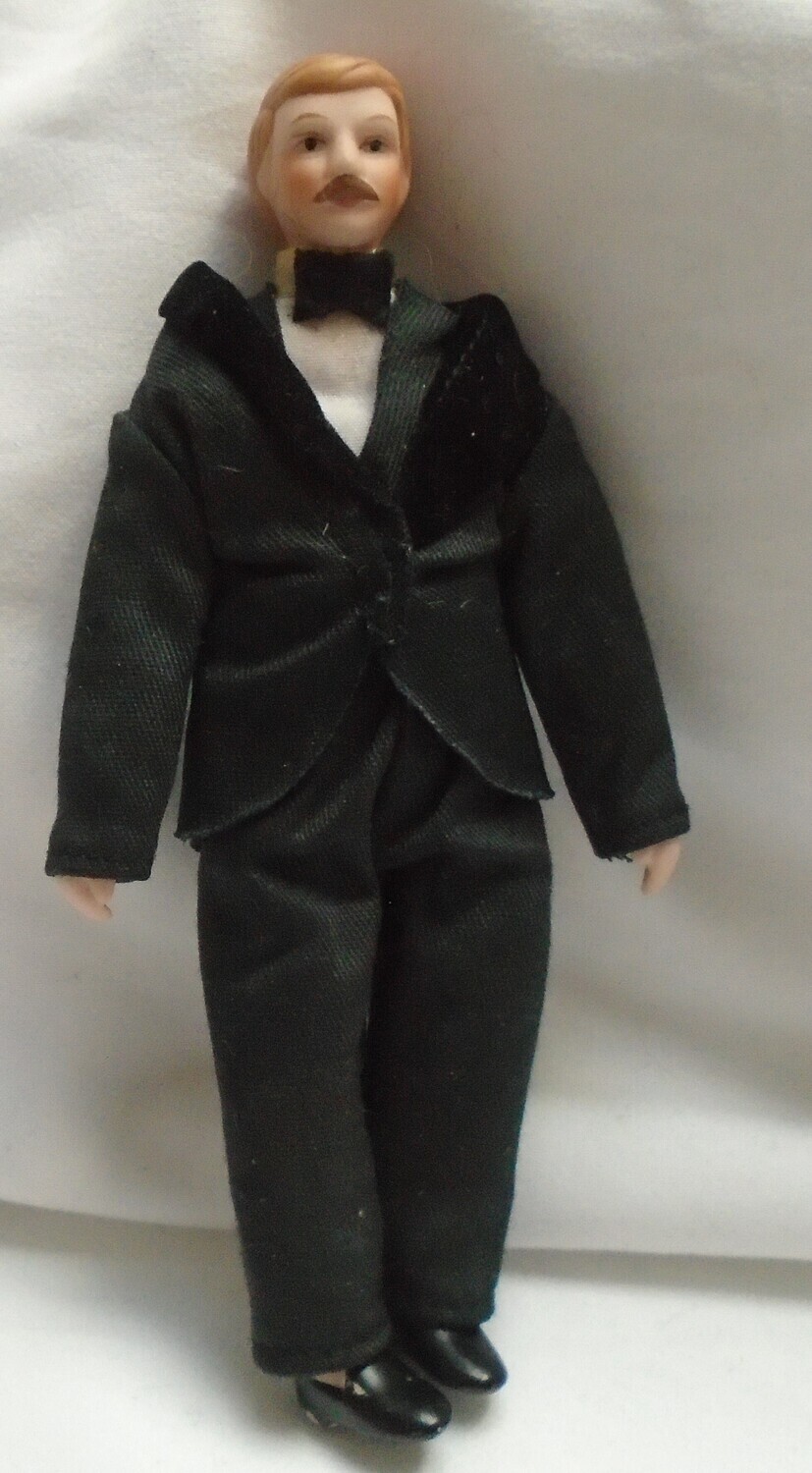 MAN IN BLACK WITH MOUSTACHE