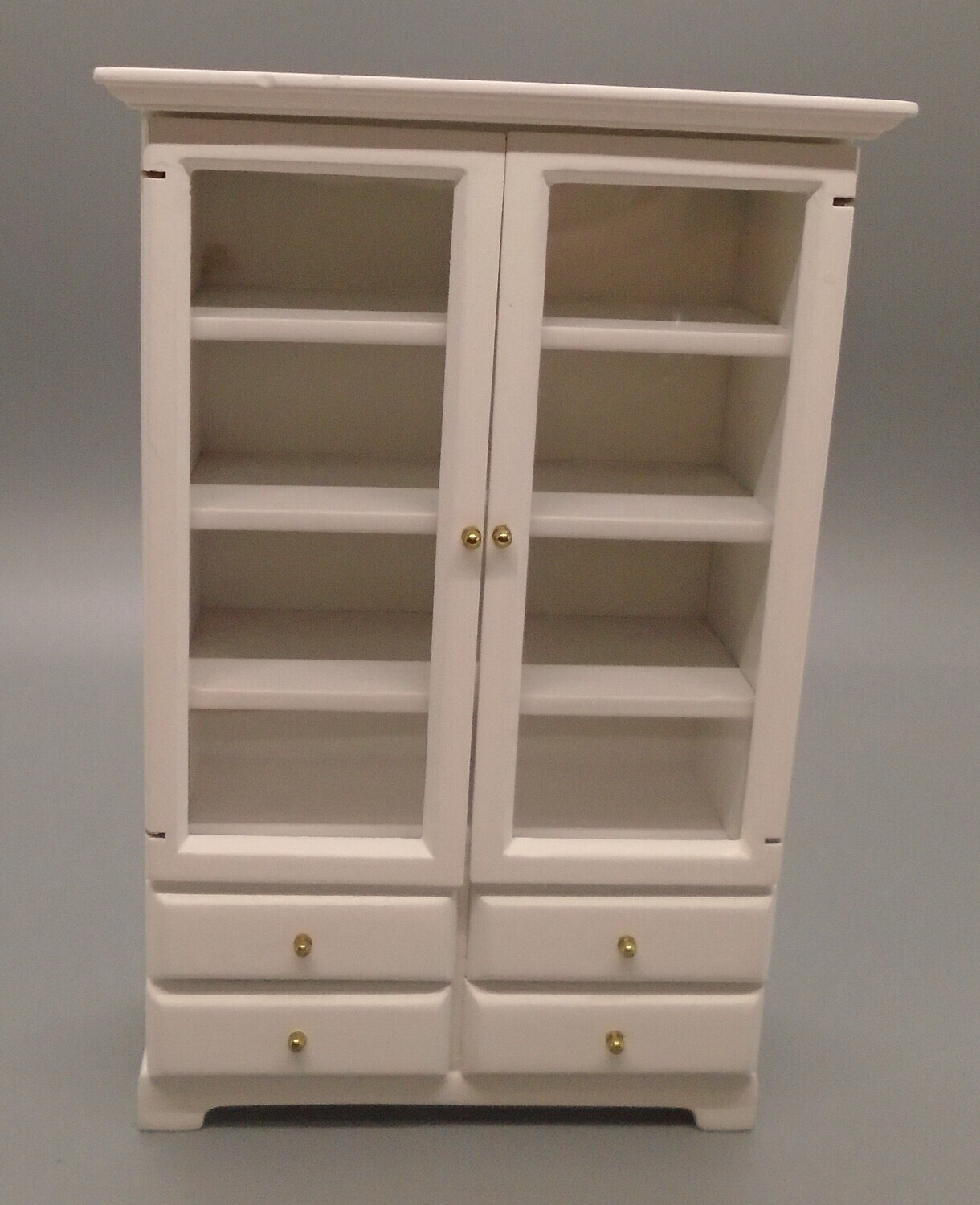 LOVELY  MODERN DISPLAY CABINET WITH DRAWERS UNDER