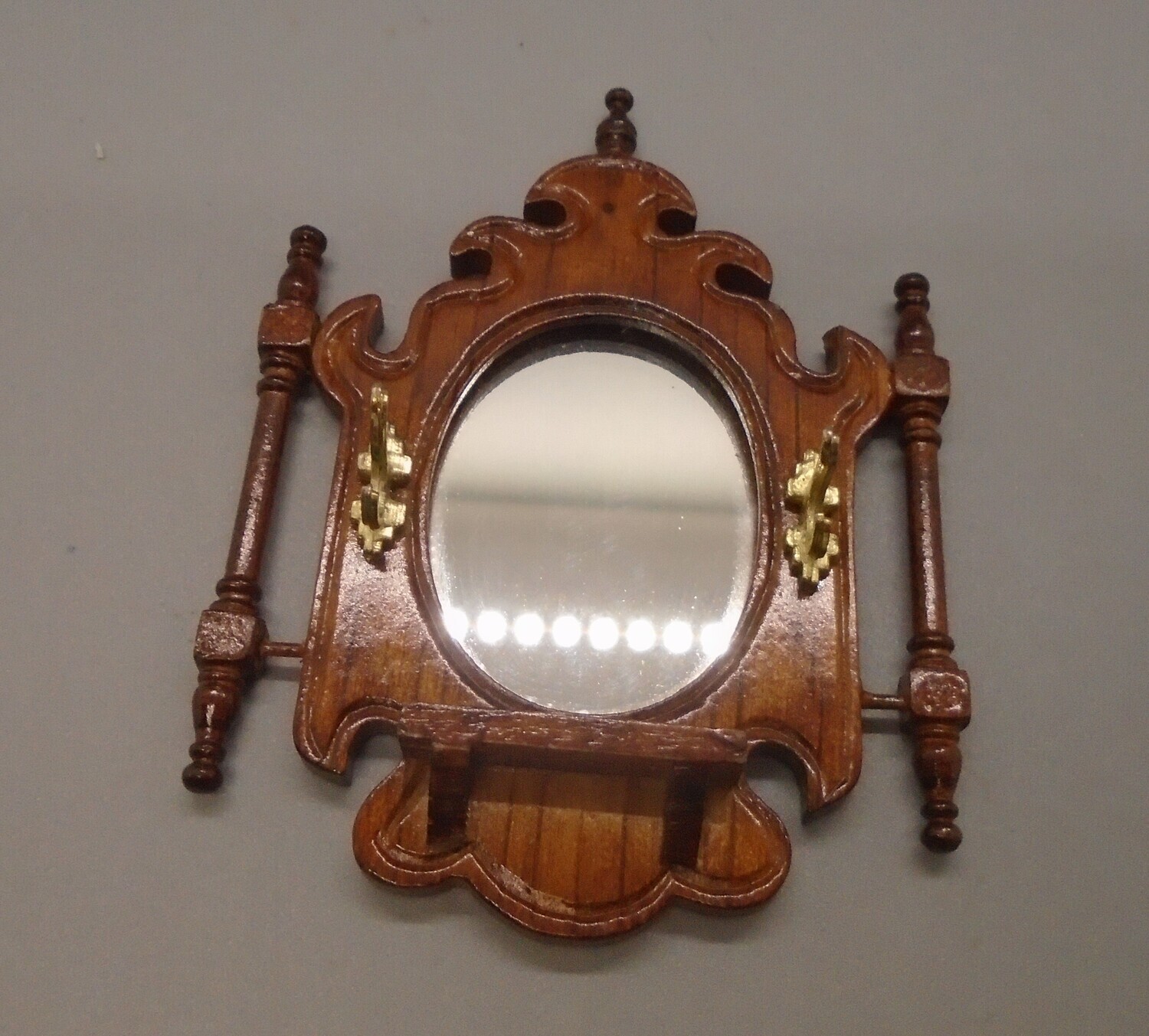 MIRROR WITH HOOKS