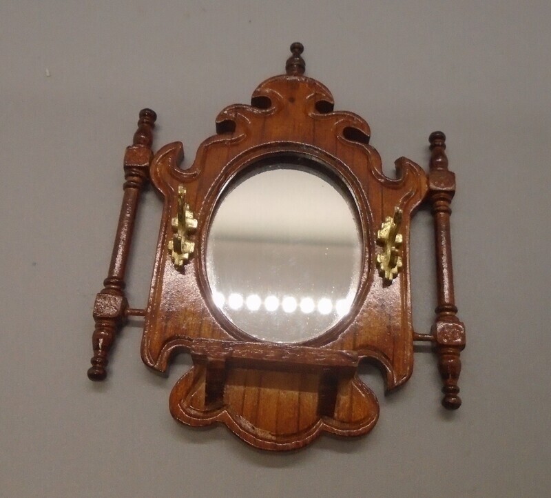 MIRROR WITH HOOKS