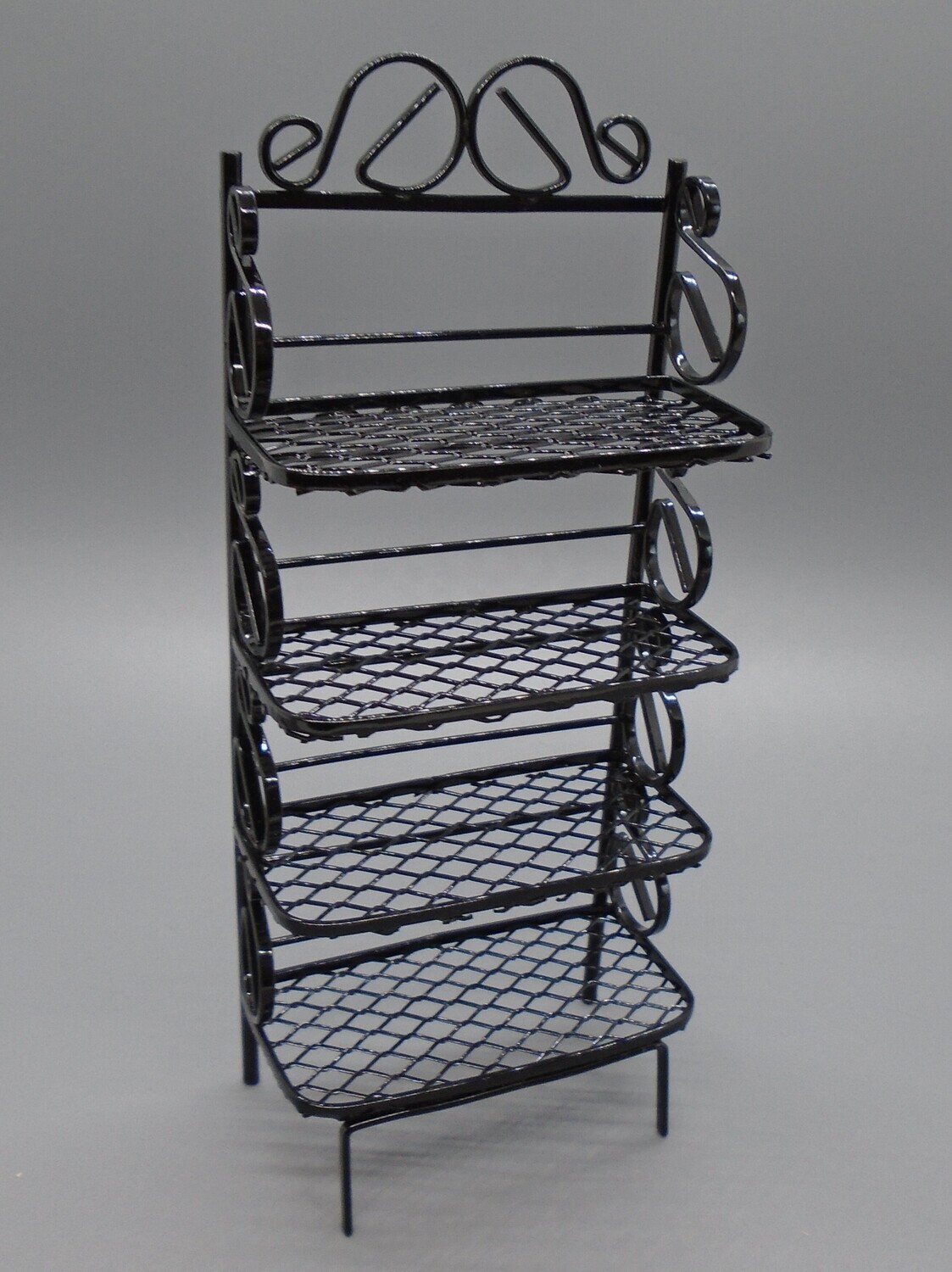 BLACK WIRE SHELVING UNIT
