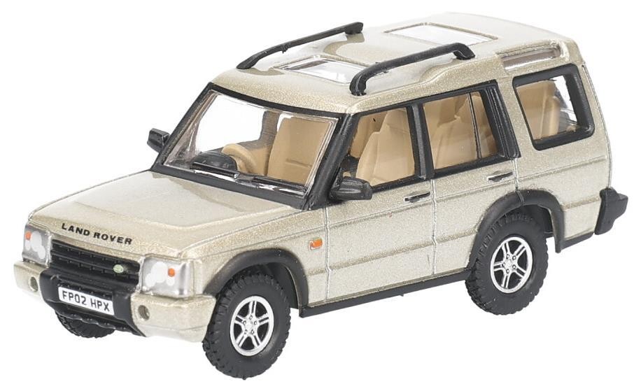 Oxford Diecast 76LRD2002 Land Rover Discovery 2 White Gold