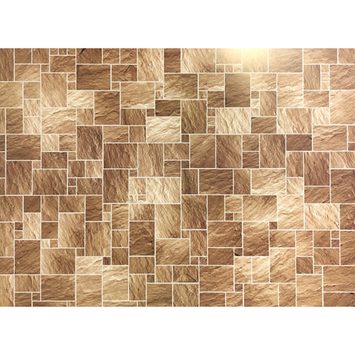 Dark Stone Floor Tiles - A3 Card