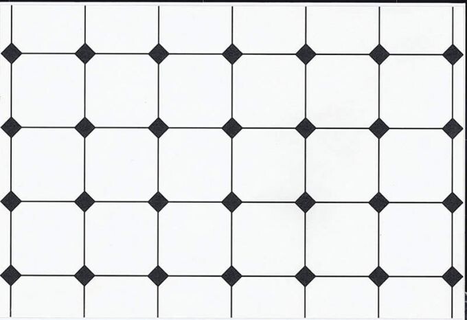Black & White Tile Paper