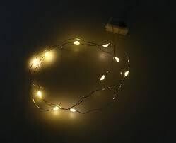 WHITE GLOW STRING OF CHRISTMAS LIGHTS