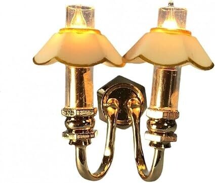VICTORIAN GAS DOUBLE  WALL LIGHT
