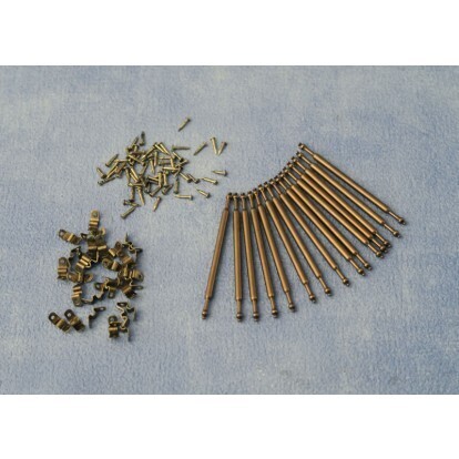 ANTIQUE LOOK STAIR RODS AND BRACKETS