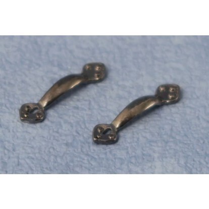 PAIR OF BLACK HANDLES
