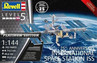Revell 05651 International Space Station 25th Anniversary Platinum Edition Gift Set
