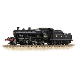 Graham Farish 372-627B LMS Ivatt 2MT 6409 LMS Black