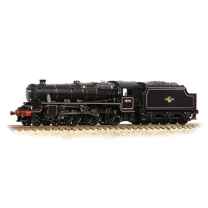 Graham Farish 372-137A LMS 5MT 'Black 5' with Welded Tender 45195 BR Lined Black (Late Crest)