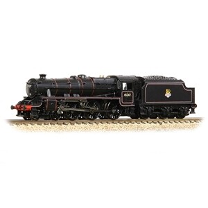 Graham Farish 372-136B LMS 5MT 'Black 5' with Welded Tender 45247 BR Lined Black (Early Emb.)