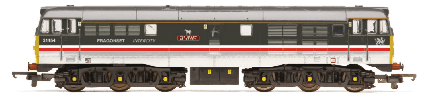 Hornby R30196 RailRoad Plus BR InterCity, Class 31, A1A-A1A, 31454 'The Heart of Wessex' - Era 9