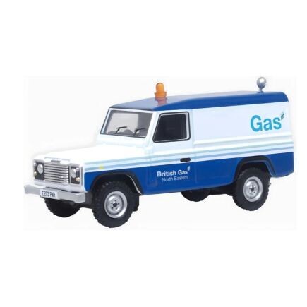 Oxford Diecast 76DEF019 British Gas Land Rover Defender LWB