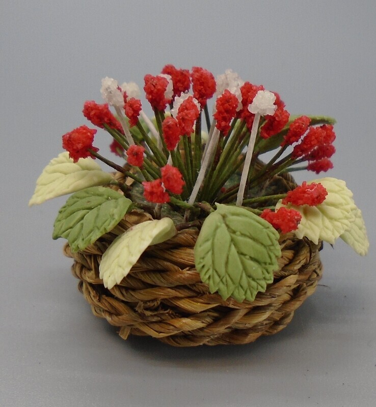FLOWER DISPLAY IN BASKET