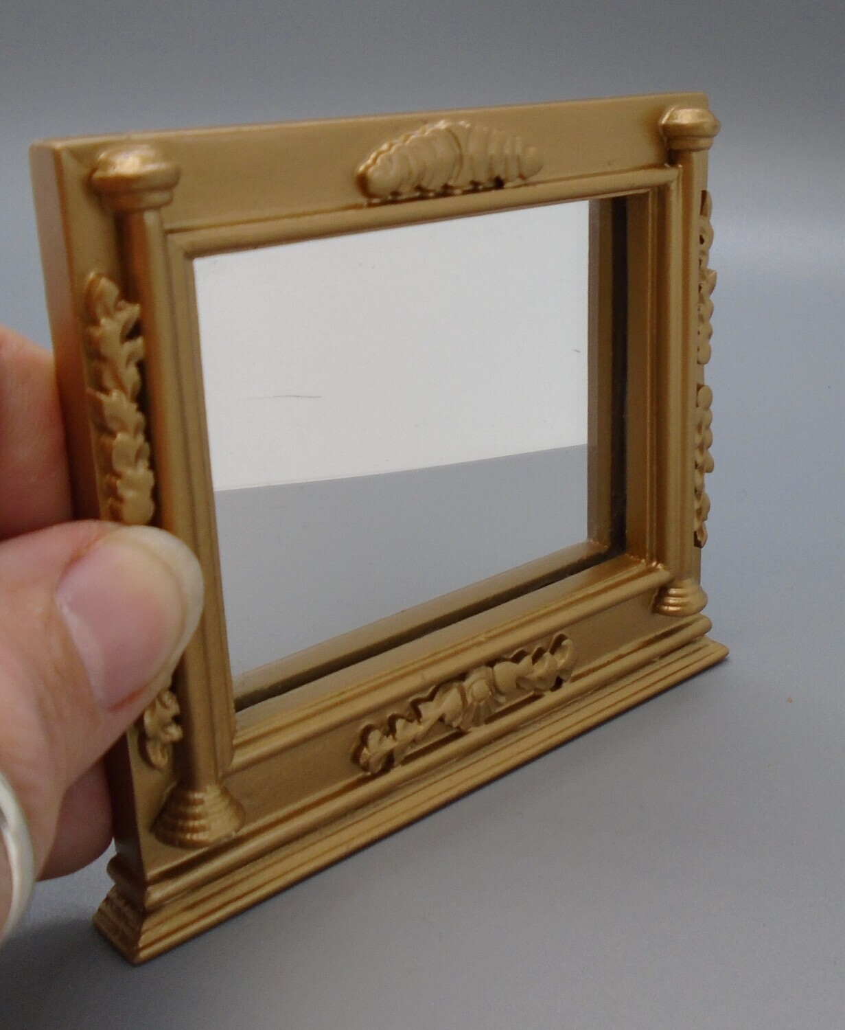 LARGE GOLD FRAMED MIRROR