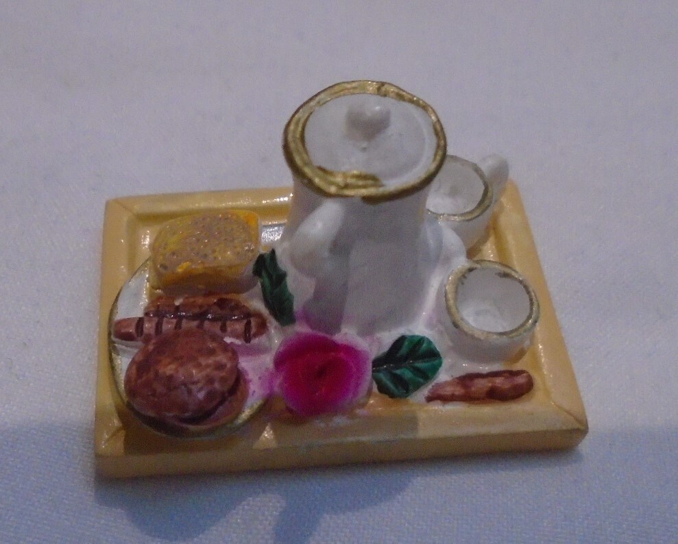 RESIN SET TEA TRAY